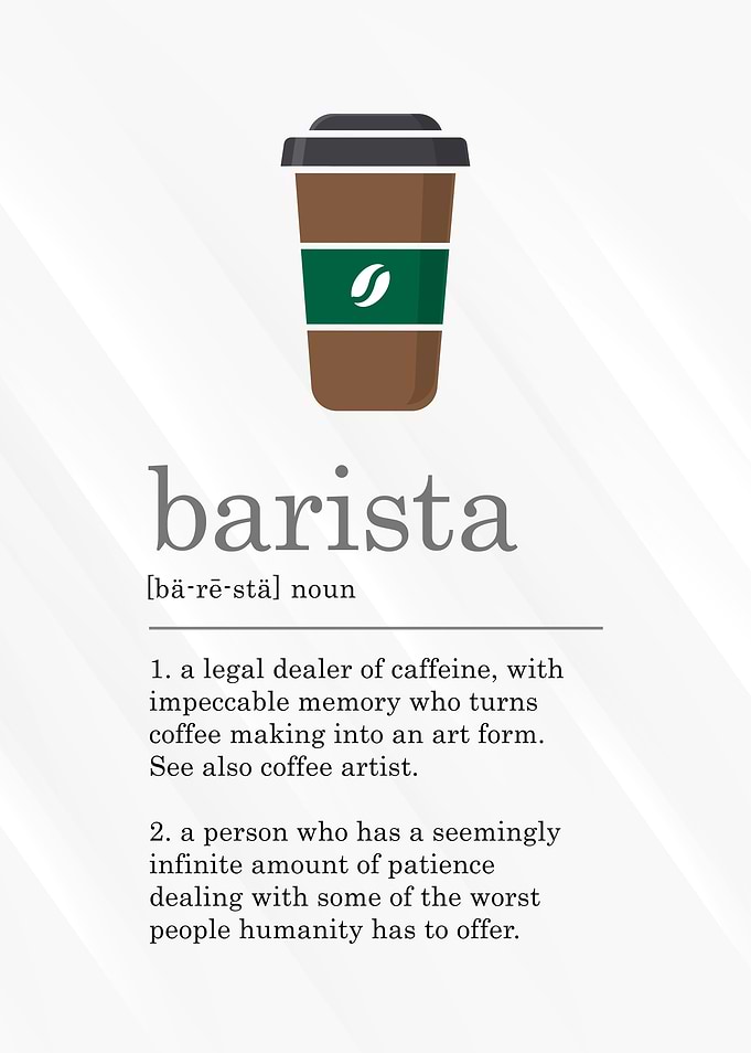 Funny Barista Definition