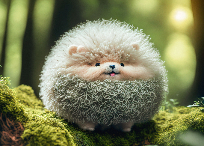 Fluffy cloud animal Bea
