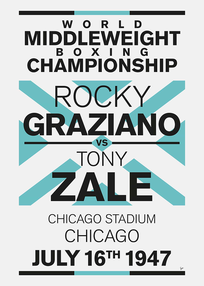 1947 Graziano vs Zale