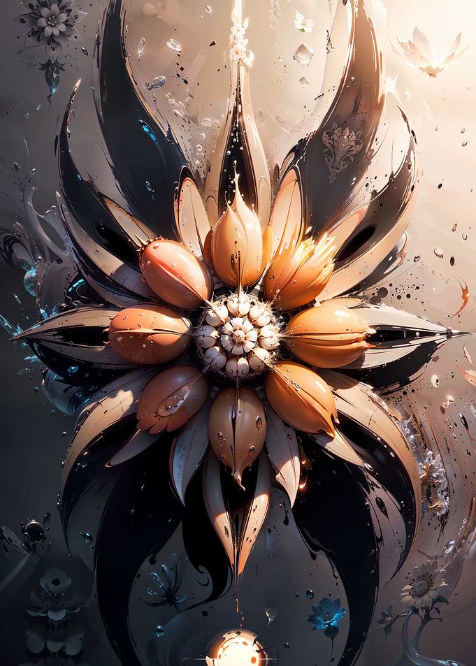 Abstract Flower