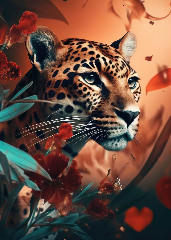 Tiger Portrait In Jungle