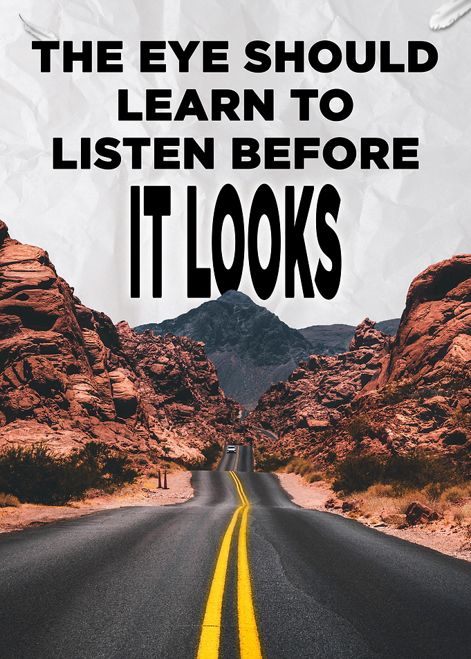 Listen Before It Looks