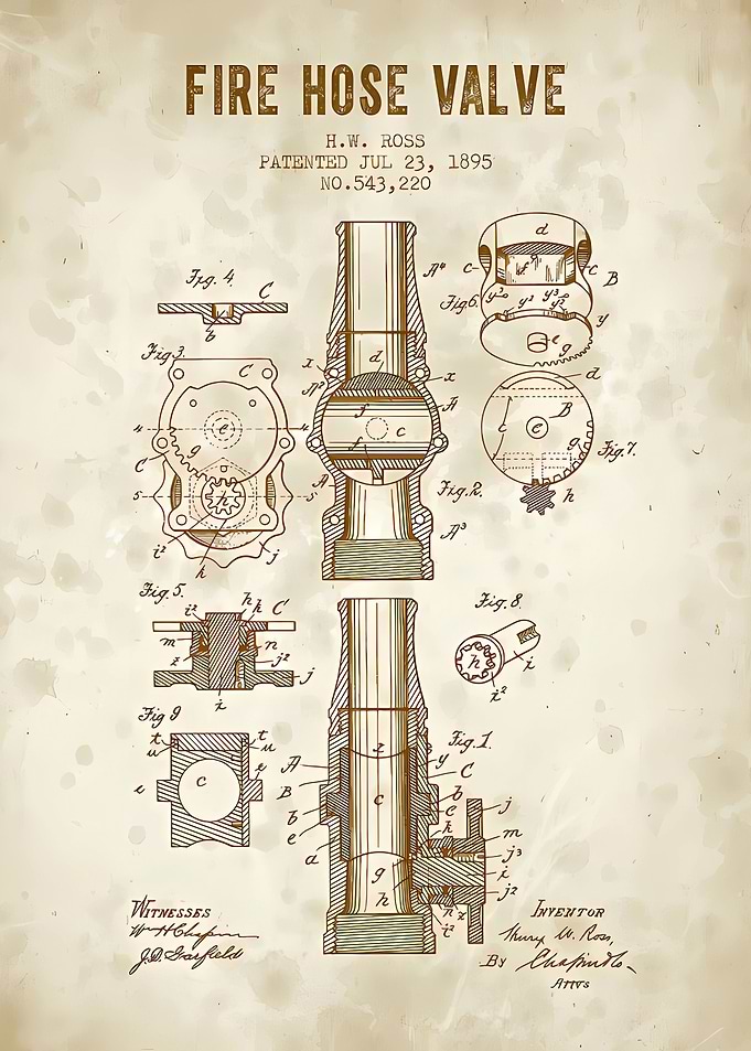 1895 Fire Hose Valve