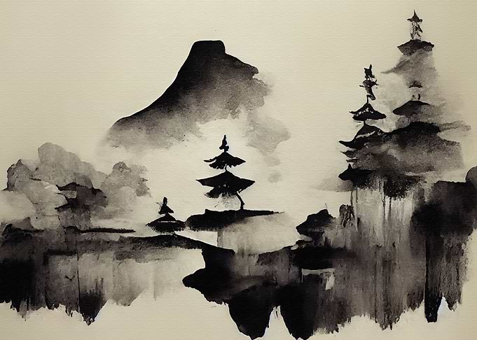Japanese watercolor
