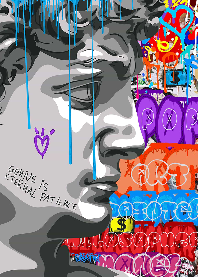 Pop Art Style Art