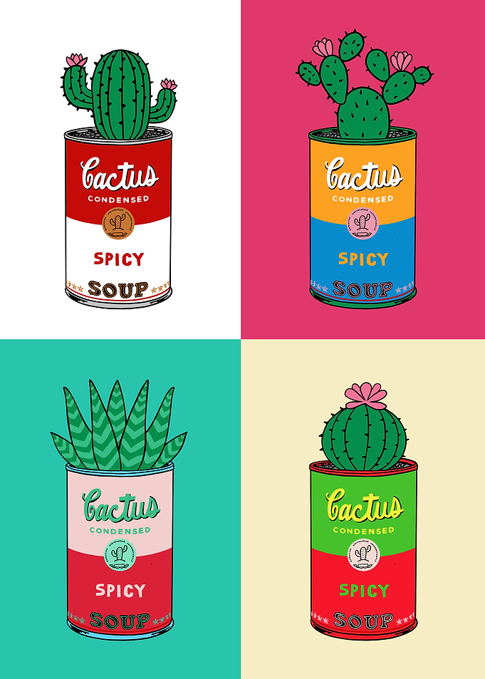 Cactus Pop Art