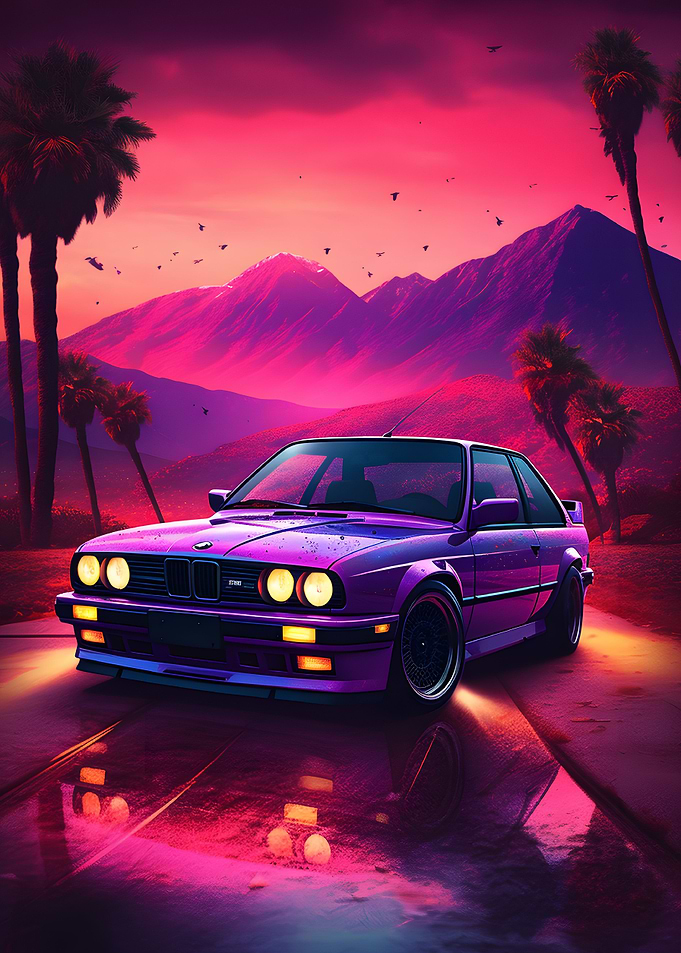 BMW E30 Beach Vibes
