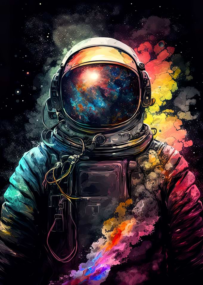 Neon Astronaut