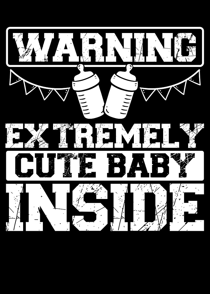 Warning cute baby inside