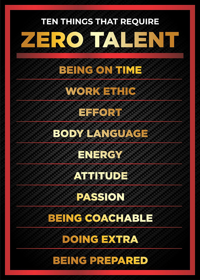 zero talent