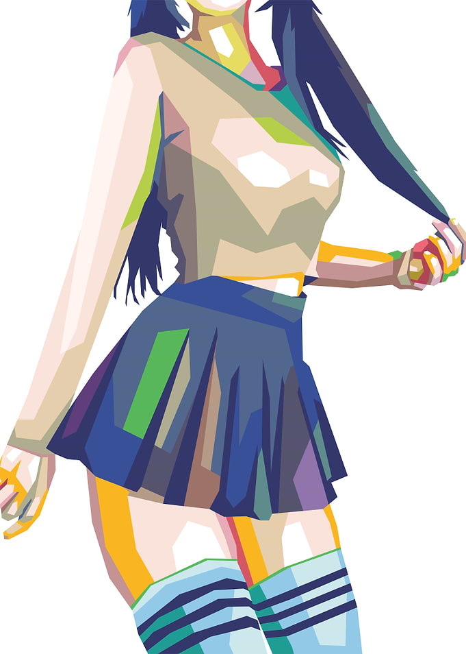 Cute Body Girls Popart