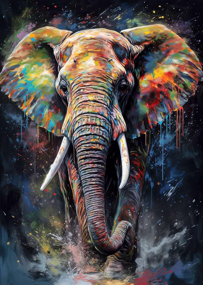 Elephant painting