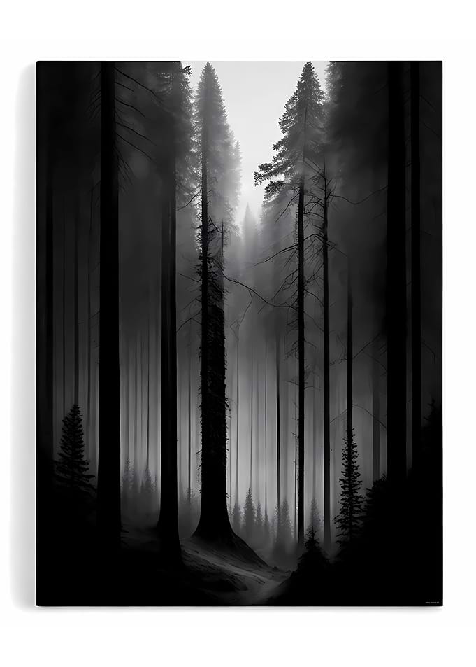Black and White Foret