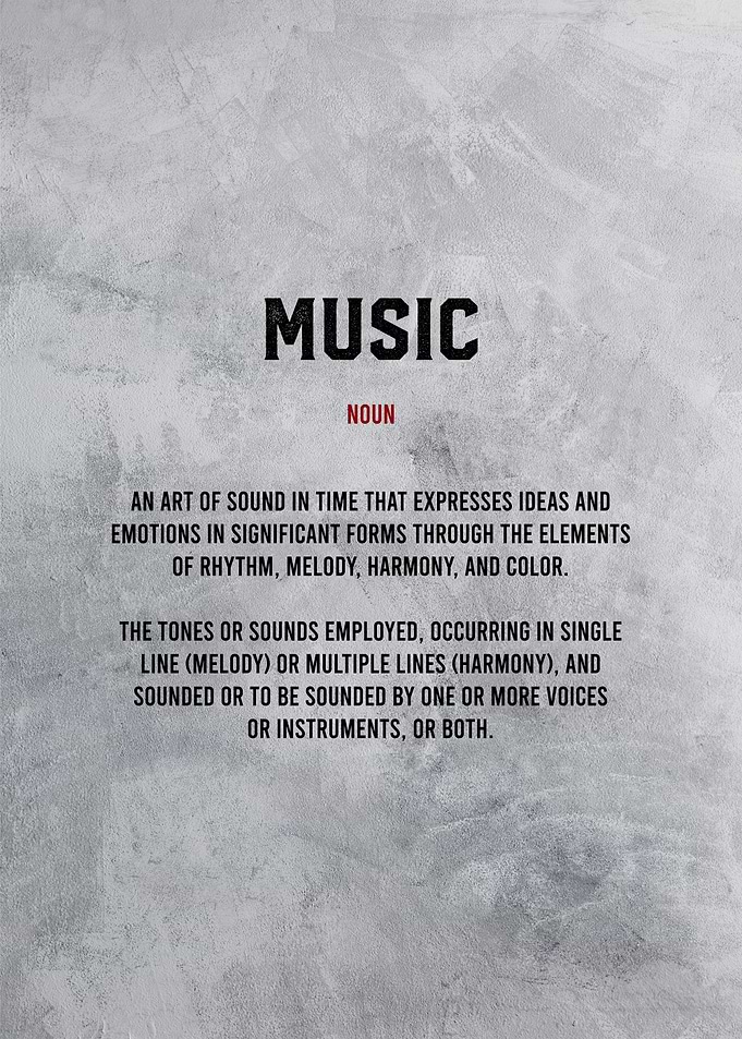 music definition textart