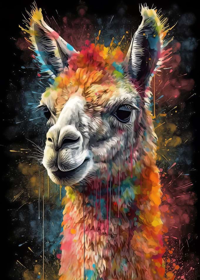 Lama painting