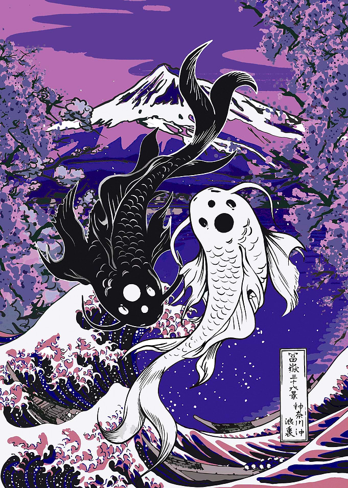 Koi fish Life balance