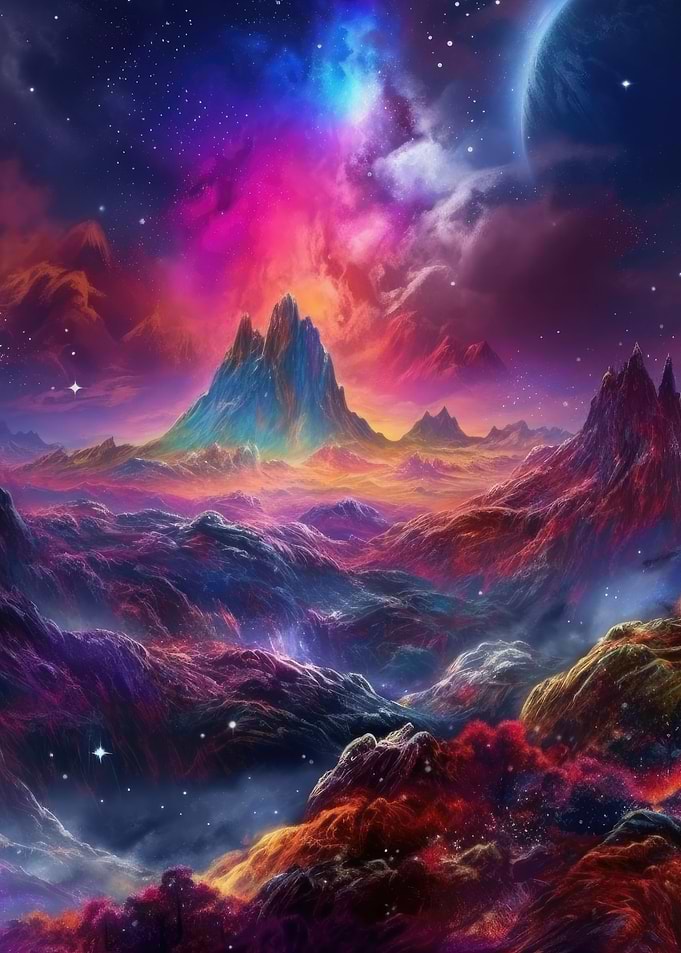 Colorful Chaos in the Sky