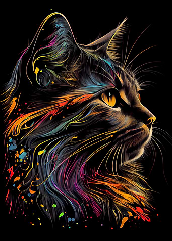 Abstract Cat