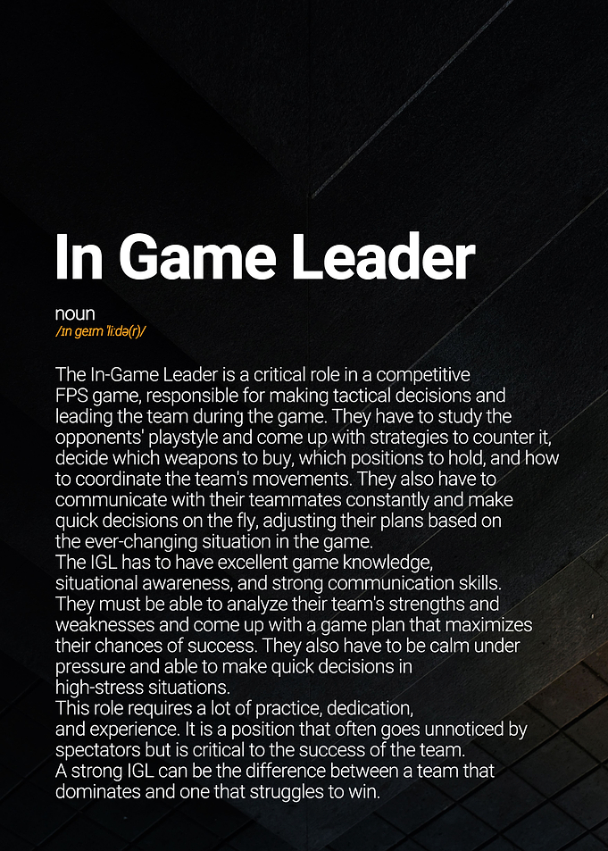 In Game leader