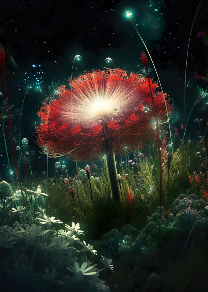 fantasy fairy flower