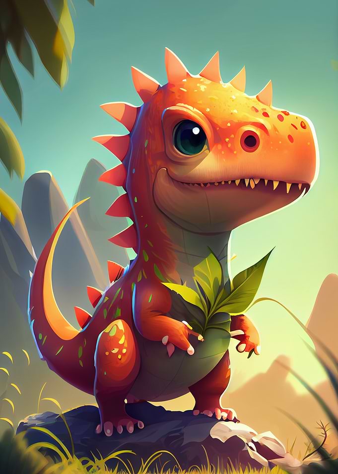 Cute Dinosaur animal