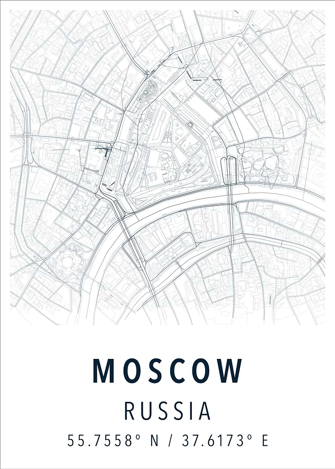 Moscow simple map