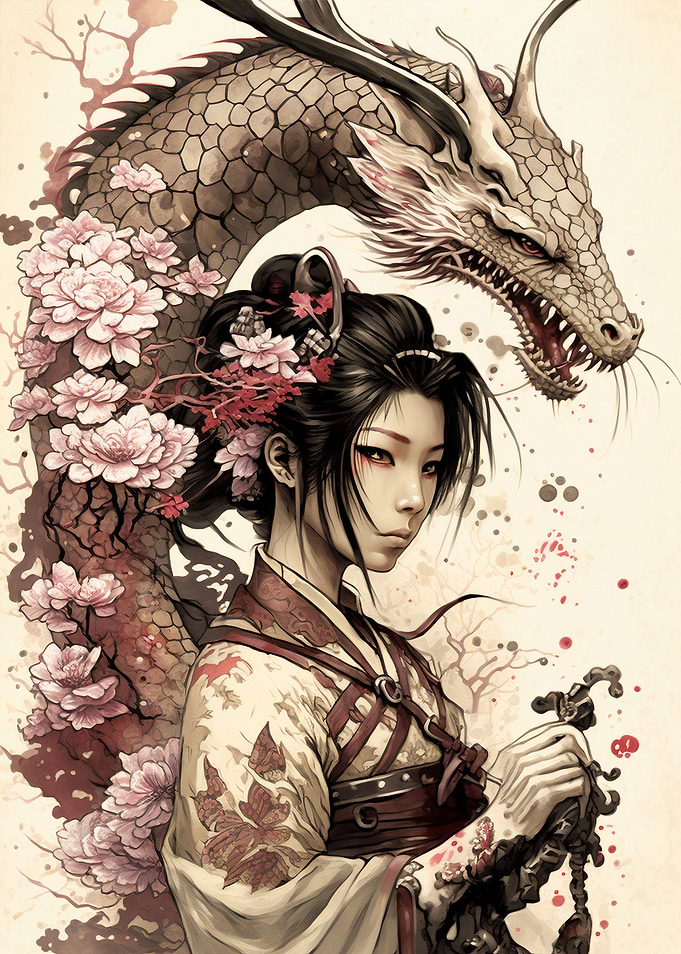 Geisha Dragon