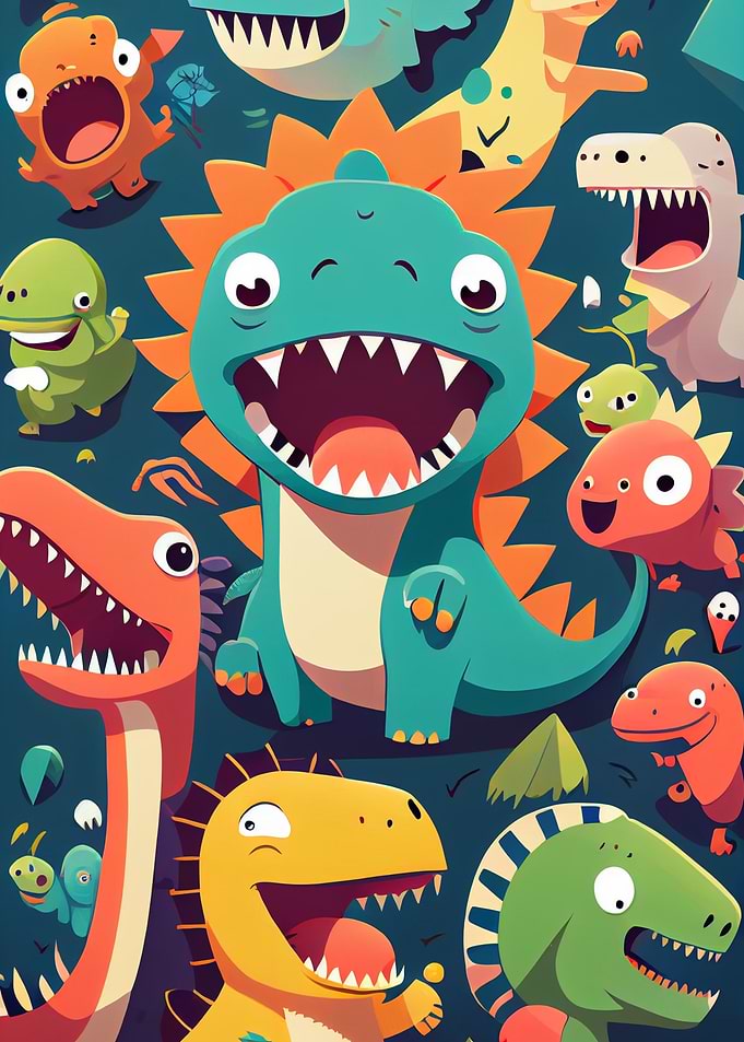 Cute Dinosaur animal