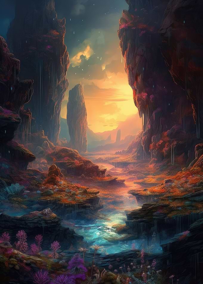 Spring Alien Sunrise