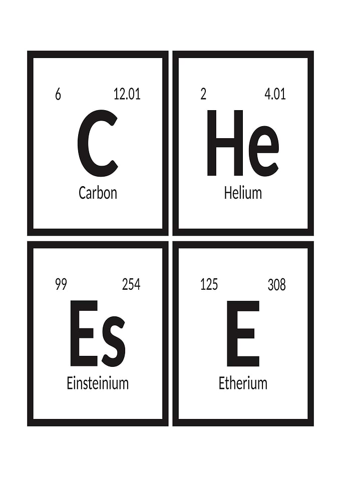 Cheese Periodic Table