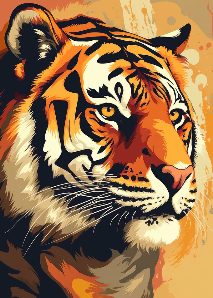 Vector Tiger