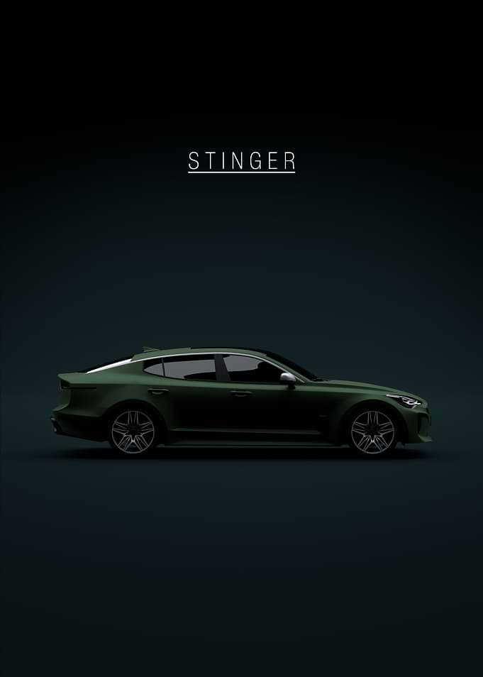 Kia Stinger GT 2022 Green