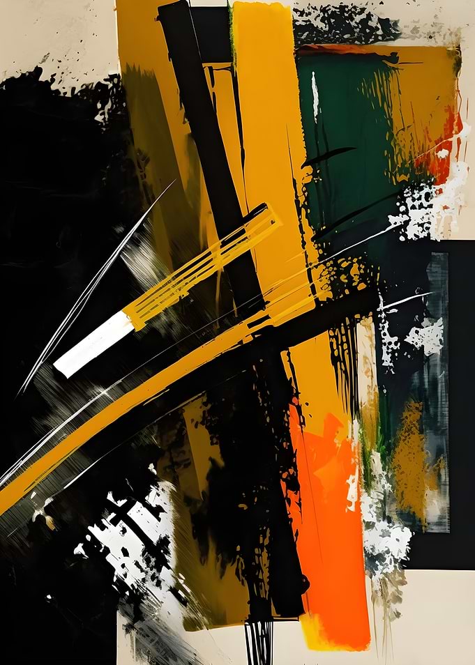 Overwhelming abstract art