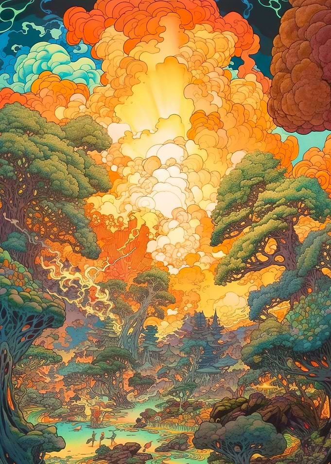 Psychedelic Landscape