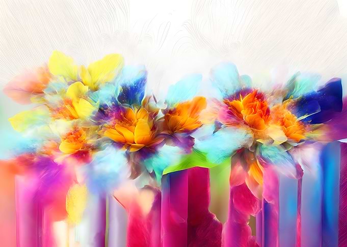 ABSTRACT COLORFUL POP ART