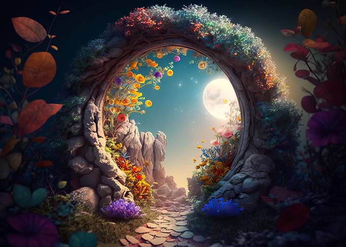 Moon gate