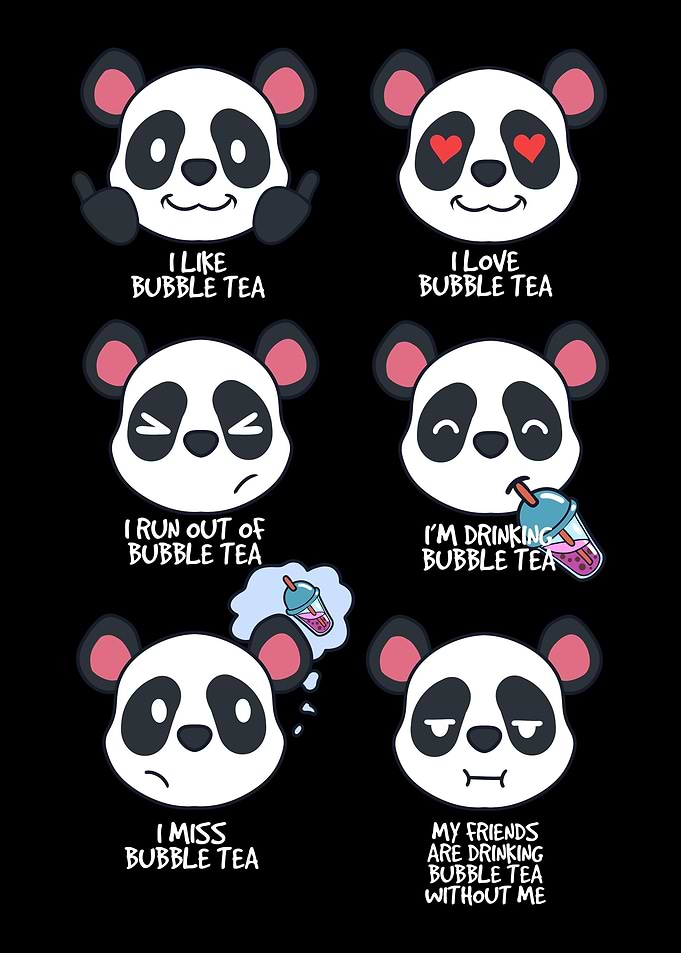 Panda And Bubble Tea