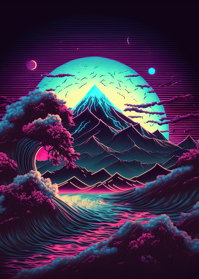 Ocean Wave Japan