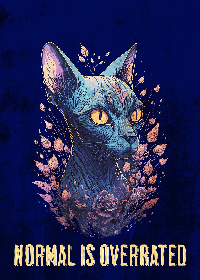 Weird Cat Funny Quote