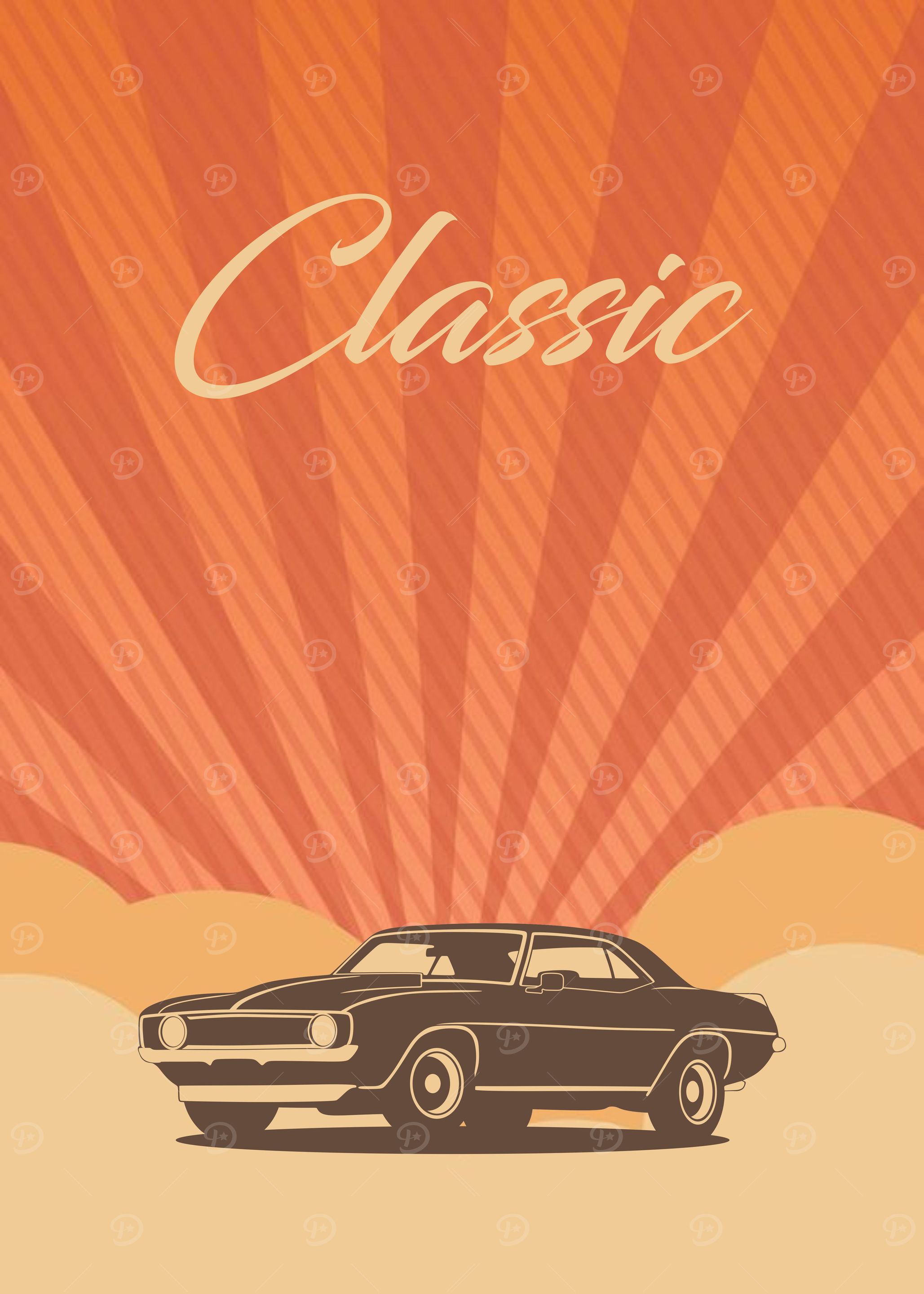 Car Vintage Art Decoration