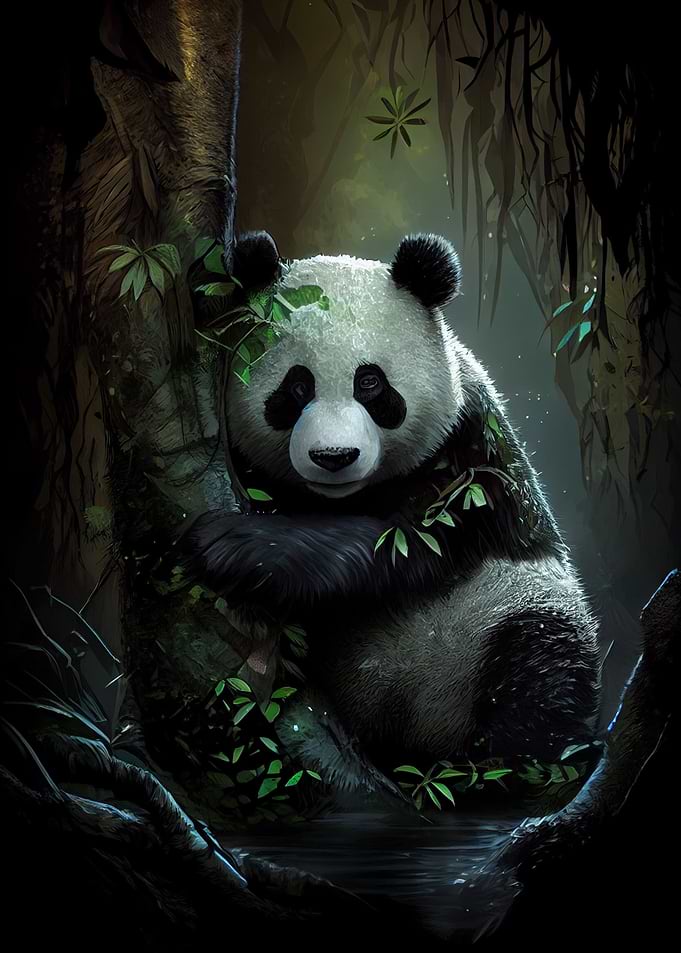 Cute Panda Animal Cartoon