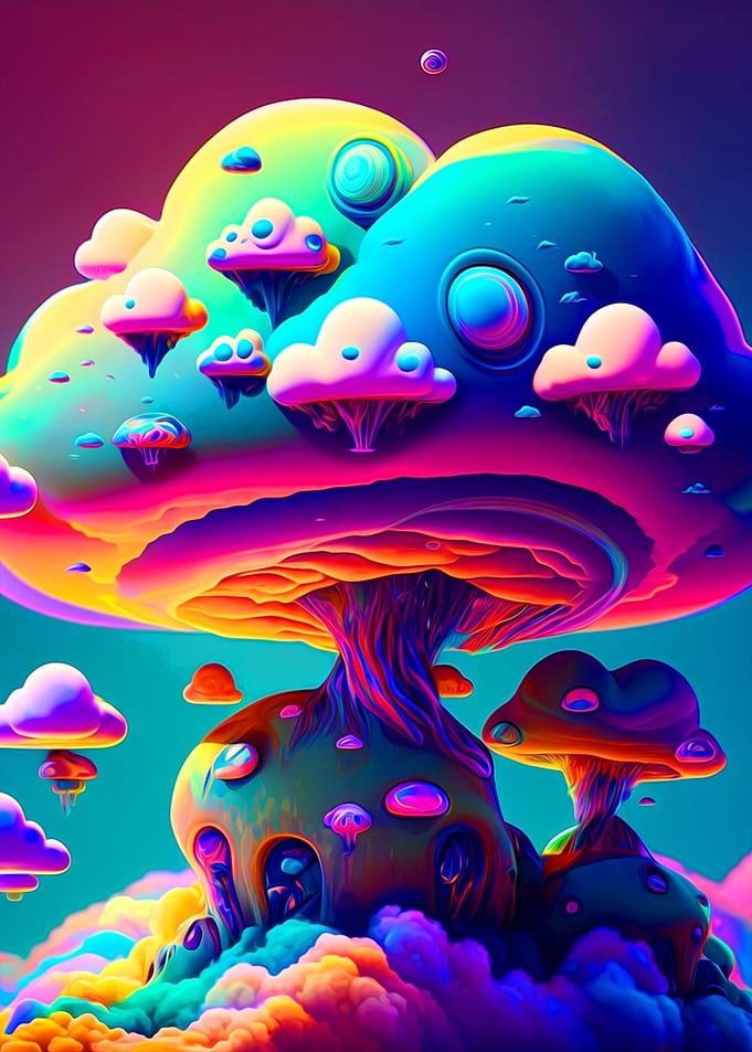 Colorful Mushroom
