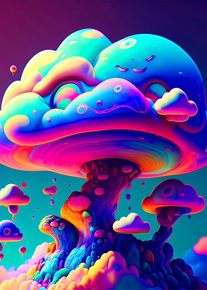 Colorful Mushroom