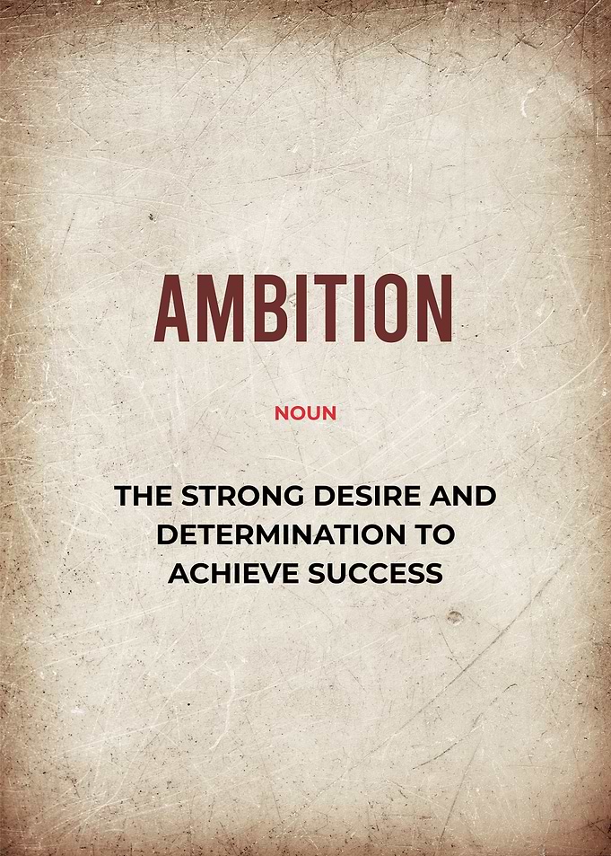 ambition definition