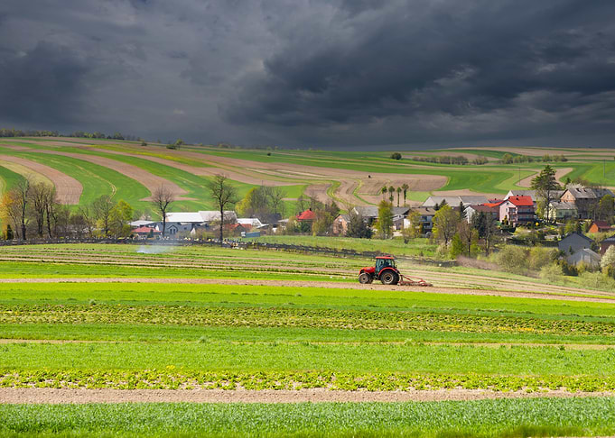 Spring landscape, Poland