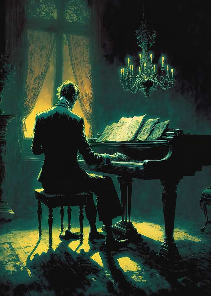 playing piano
