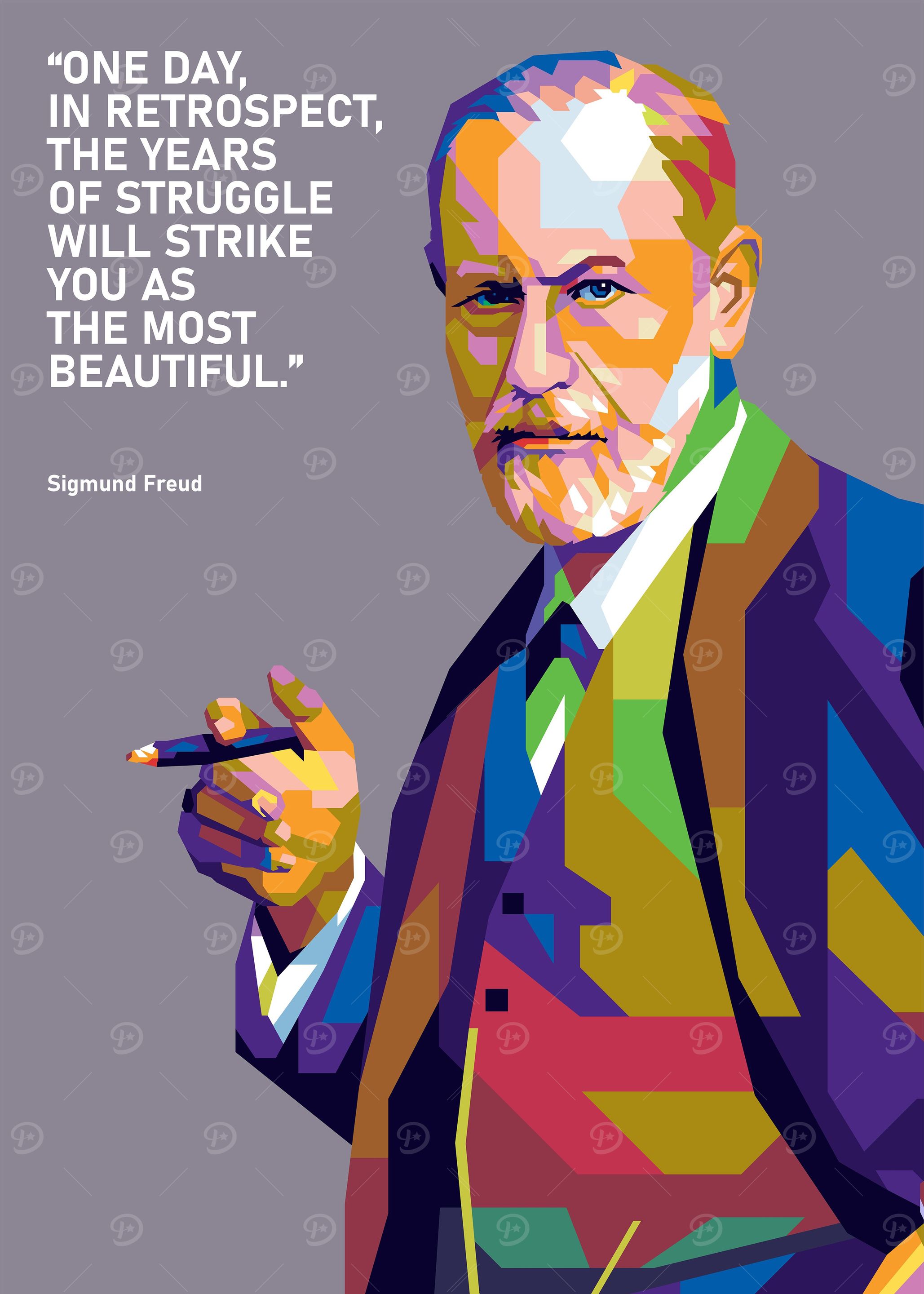 Sigmund Freud Pop Art
