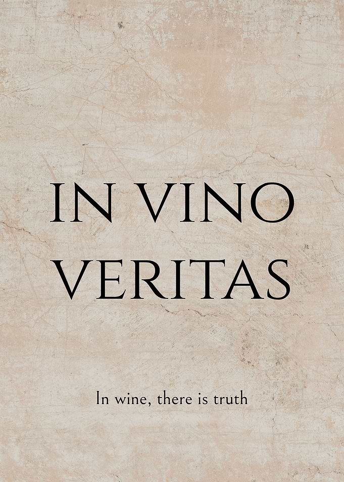 Latin Quote In Vino