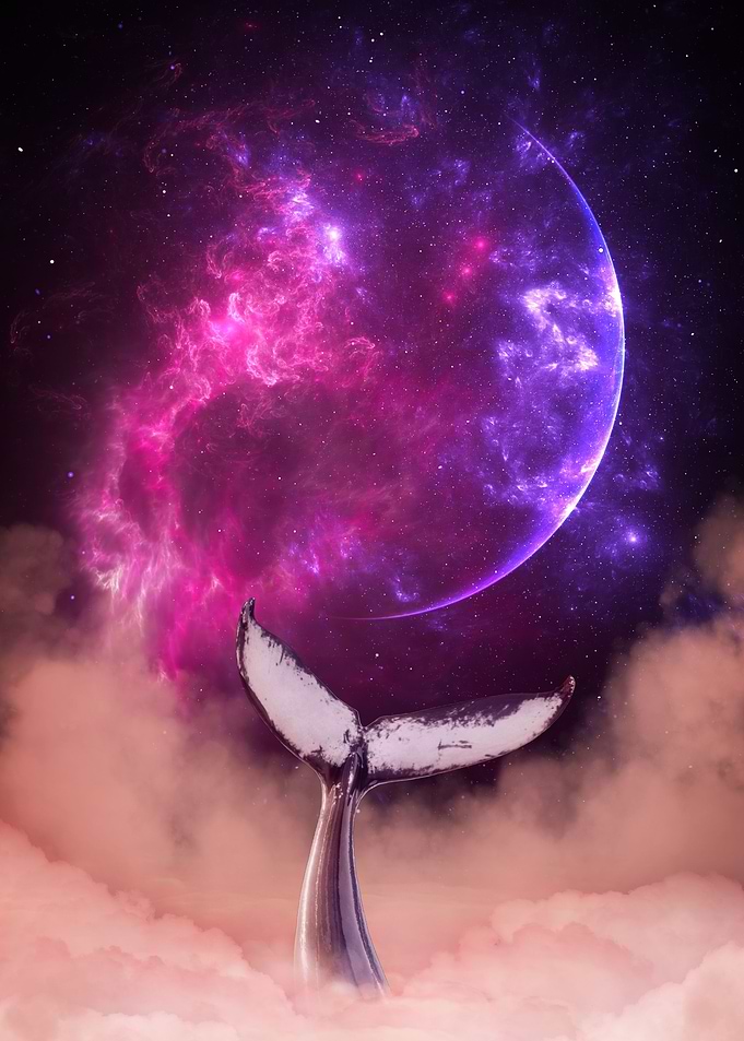 blue space whale