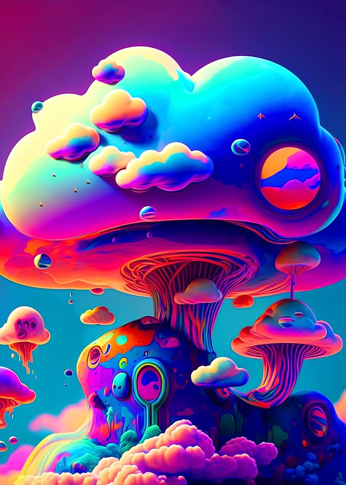 Colorful Mushroom